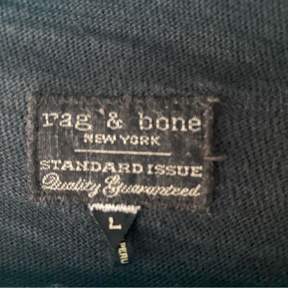 Rag and Bone Classic Men Slim Fit Henley Shirt - L - Picture 11 of 12